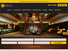 Tablet Screenshot of pensacolagrandhotel.com